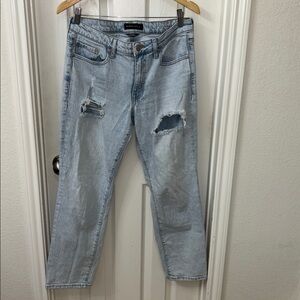Aeropostale Light Blue Mid Rise Ankle straight Jeans